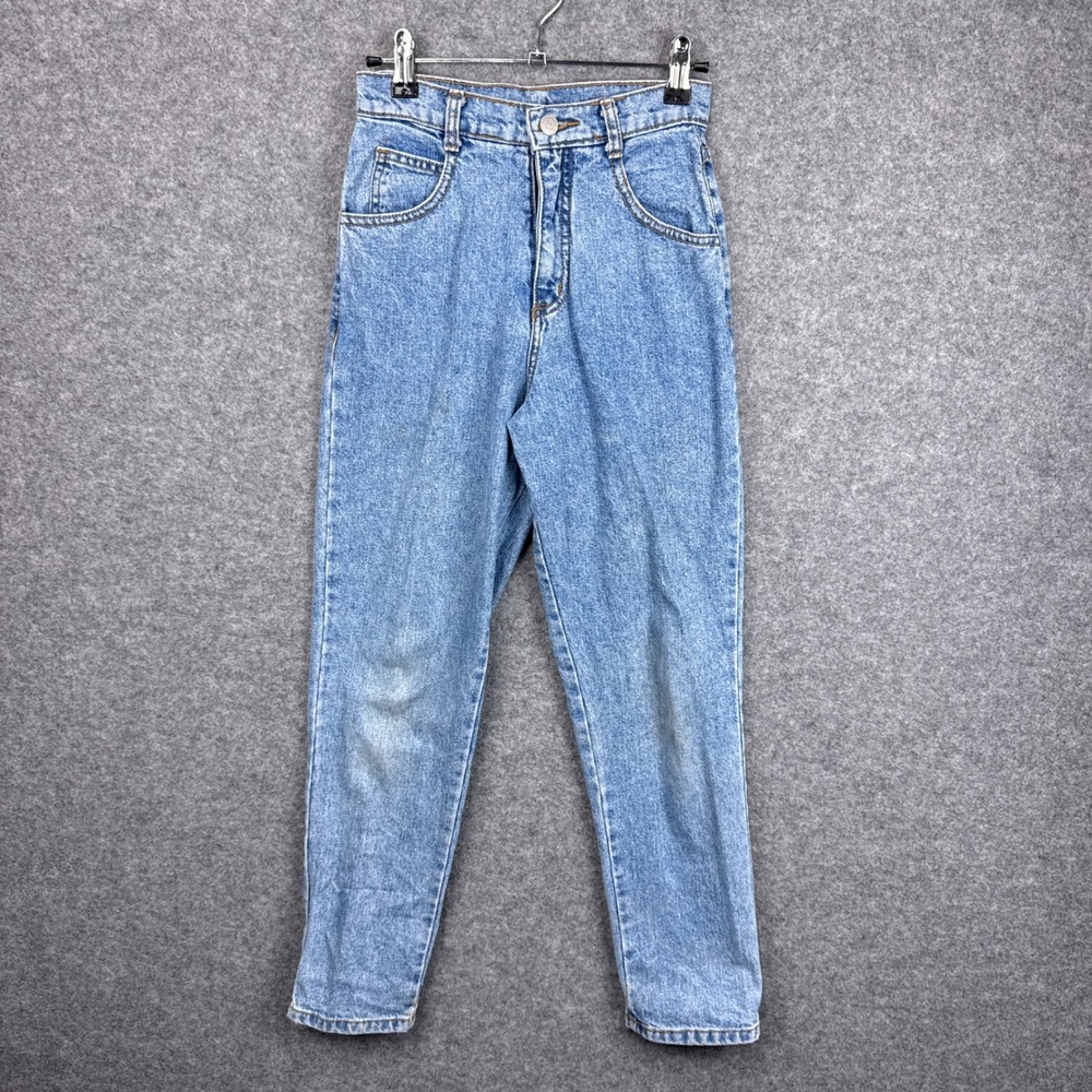 Vintage‎ Guess NB101 High Waisted Mom Jeans Medium Wash Blue Tapered Size 10